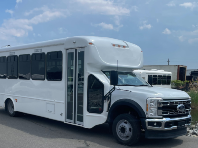 Crestline bus delivery