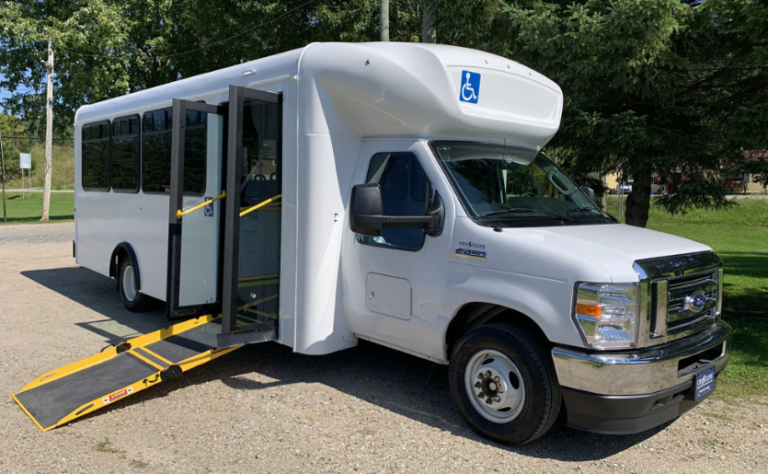 wheelchair ramp low floor bus