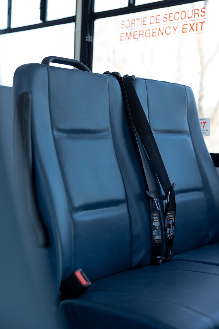 Freedman seats with #624 blue vinyl coverings